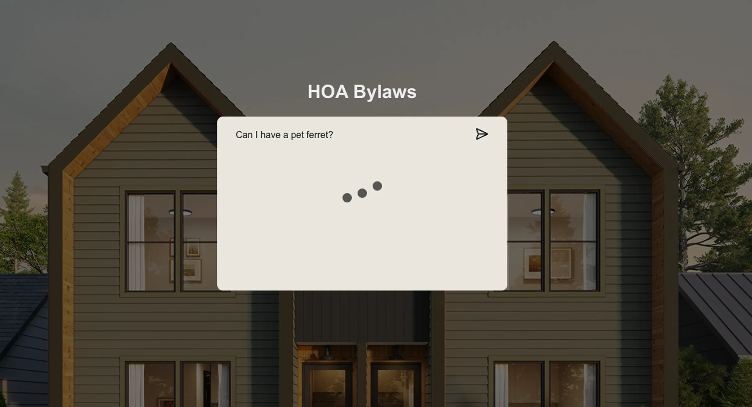 Cover image for RAG App for My HOA