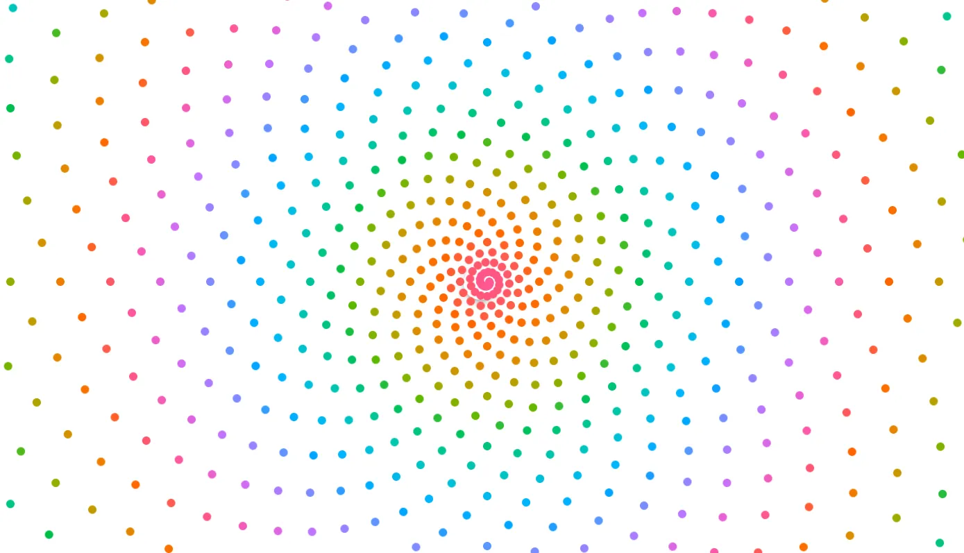 Cover image for Colorful spiral animation