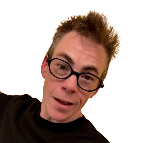 A headshot of Max, a white person with short brown hair and glasses.